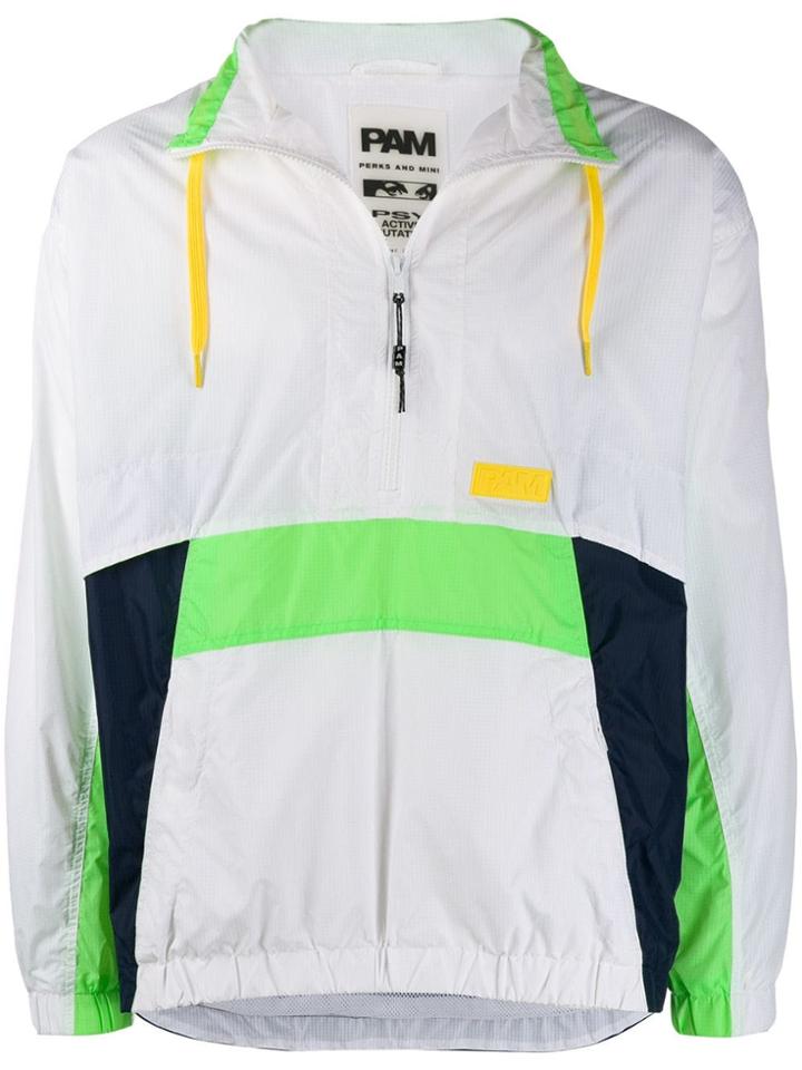 Perks And Mini Zipped Windbreaker - White