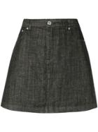 A.p.c. A-line Mini Skirt - Blue