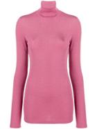 Dondup Turtleneck Sweater - Pink & Purple