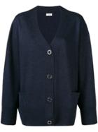 Toteme Press Stud Cardigan - Blue