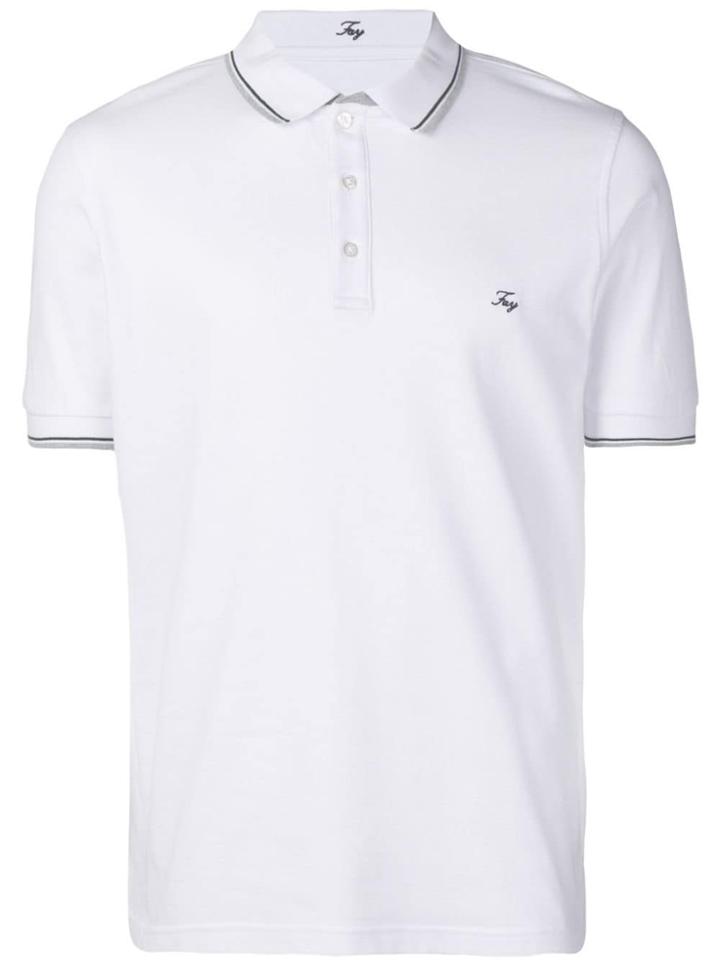 Fay Logo Polo Shirt - White