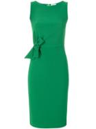 P.a.r.o.s.h. Fitted Bow Detail Dress - Green