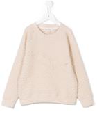 Andorine Teen Swallow Patch Sweatshirt - Neutrals
