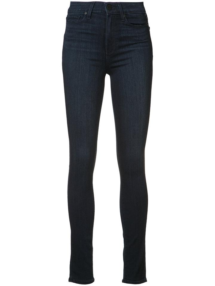 Paige Stella Skinny Jeans, Women's, Size: 24, Blue, Cotton/rayon/polyester/spandex/elastane