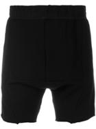 Atm Anthony Thomas Melillo Raw Hem French Terry Pull-on Shorts - Grey