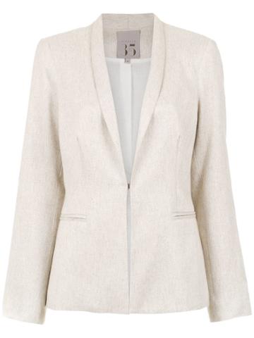 Alcaçuz Fada Panelled Blazer - Nude & Neutrals