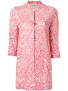 Le Tricot Perugia Paisley-print Fitted Shirt - Red
