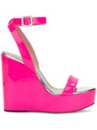 Giuseppe Zanotti Design Gipsy Alien Wedge Sandals - Pink & Purple