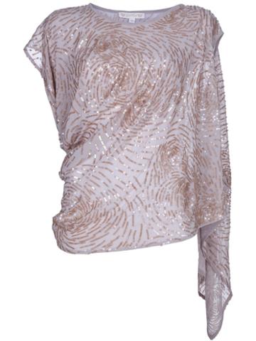 Gold Hawk Sequin Top