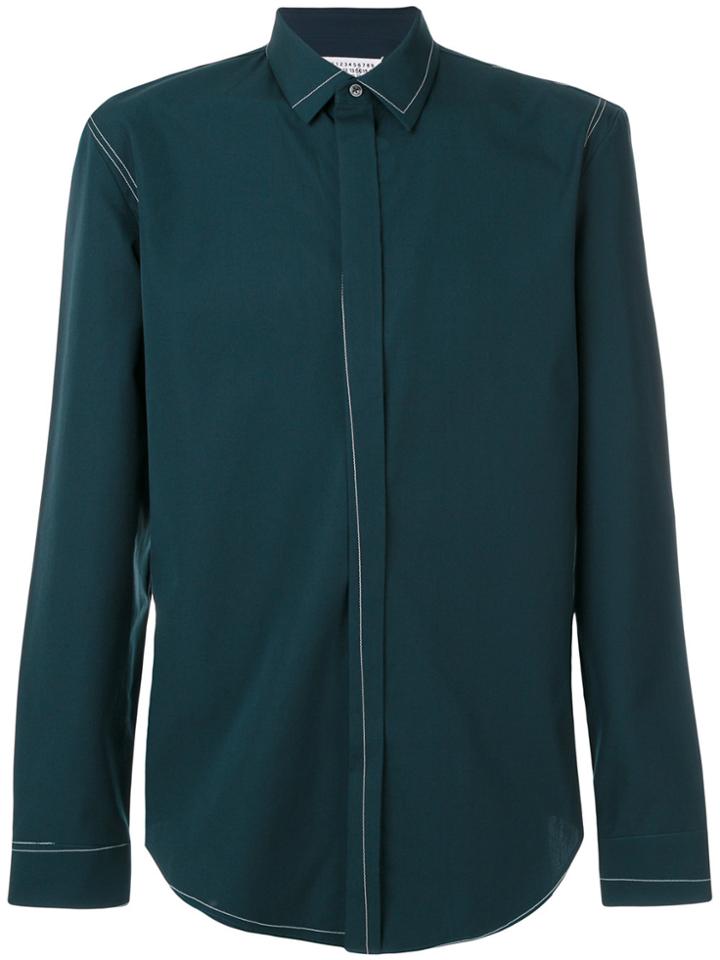 Maison Margiela Stitch Detail Shirt - Green