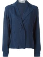 Jean Louis Scherrer Vintage Striped Jacket - Blue