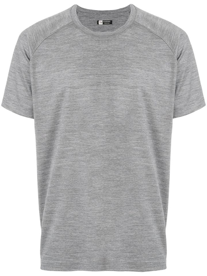Z Zegna Short Sleeve T-shirt - Grey