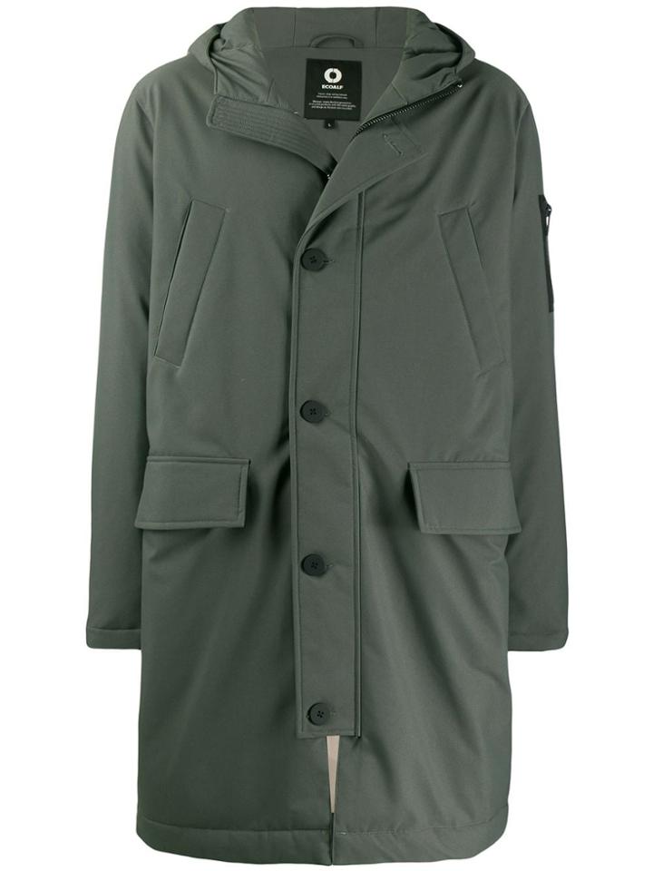 Ecoalf Oversized Parka - Green