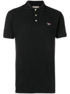Maison Kitsuné Tricolor Fox Polo Shirt - Black