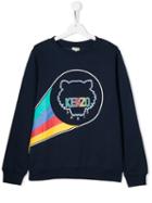 Kenzo Kids Teen Printed Sweatshirt - Blue