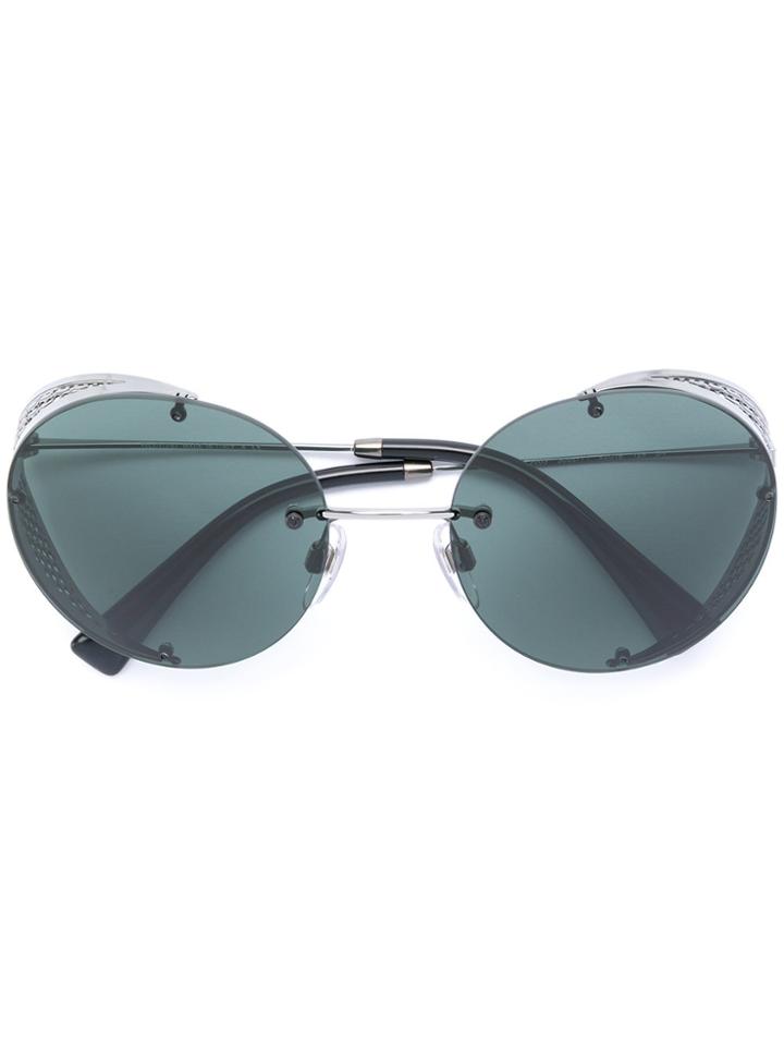 Valentino Eyewear Metal Sunglasses - Black