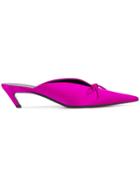 Balenciaga Knife Mules - Pink & Purple