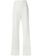 Max Mara Straight-cut Trousers - White