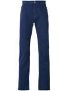 Armani Jeans - Slim-fit Chinos - Men - Cotton/spandex/elastane - 38, Blue, Cotton/spandex/elastane