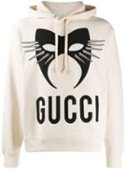 Gucci Manifesto Hooded Sweatshirt - Neutrals