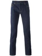 Salvatore Ferragamo Classic Denim Jeans, Men's, Size: 50, Blue, Cotton/polyurethane