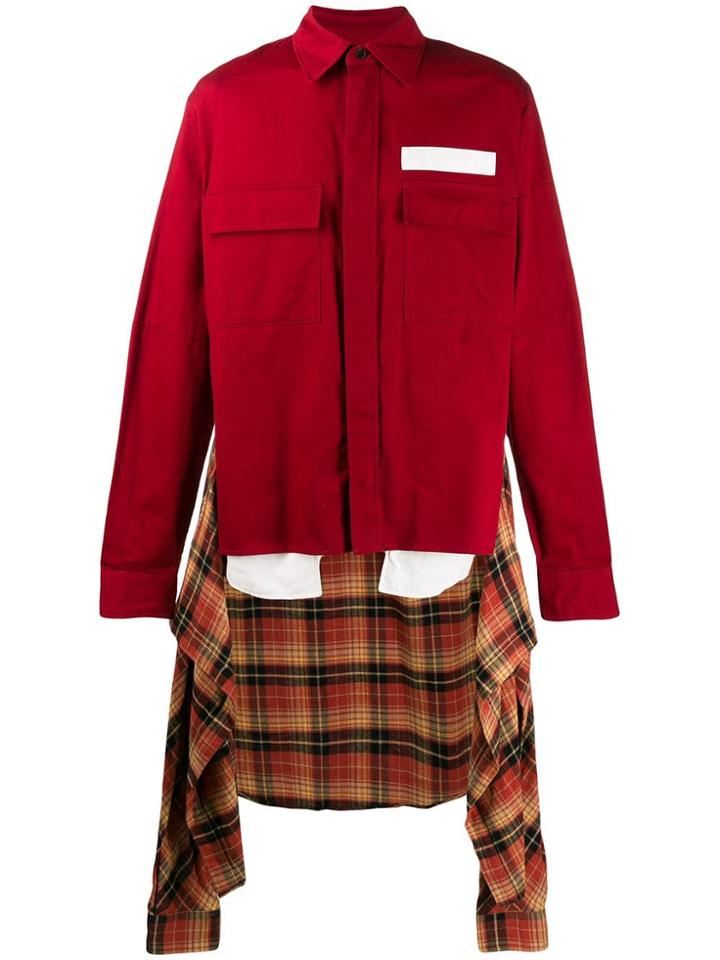 Ambush Nono Waist-tie Shirt - Red