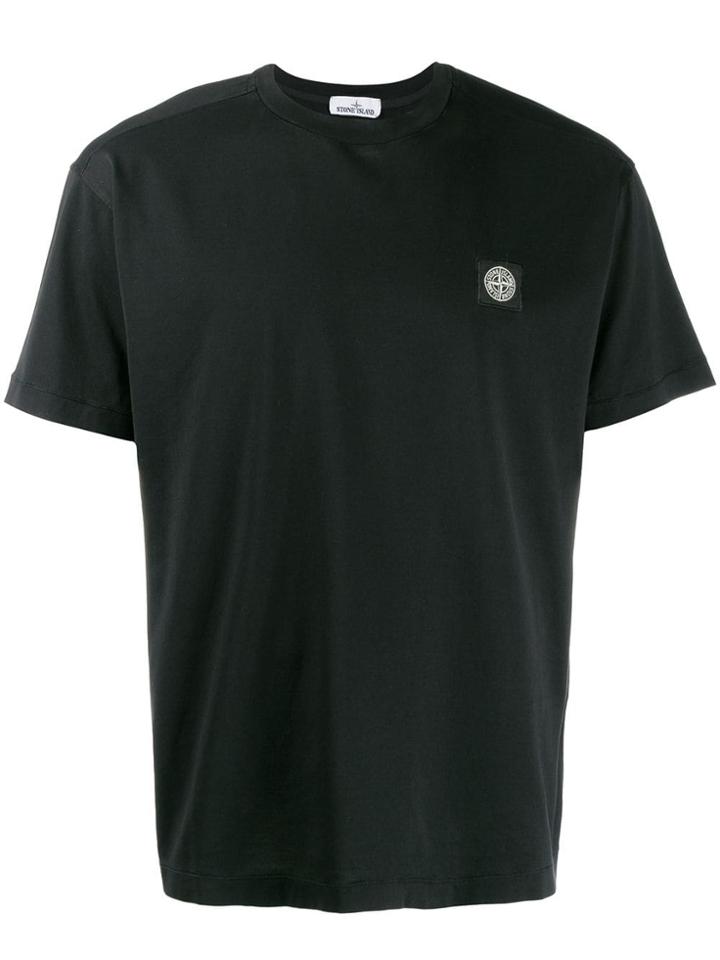 Stone Island Patch Detail T-shirt - Black