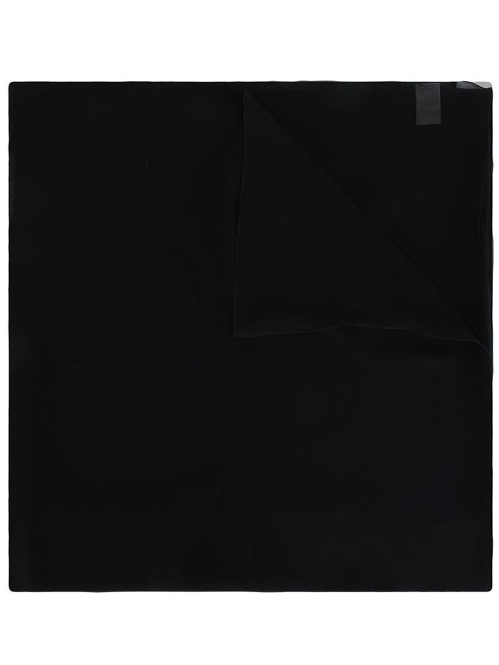 Alberta Ferretti Silk Scarf, Women's, Black, Silk
