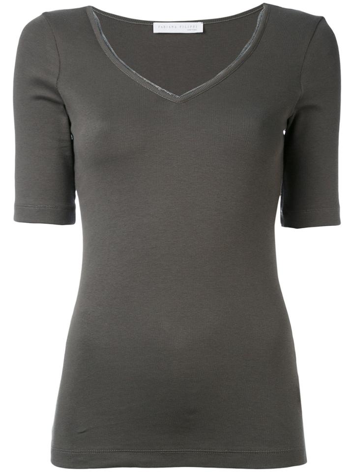 Fabiana Filippi Plain Sweatshirt - Green