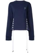 Public School - Leighton Sweatshirt - Women - Cotton - S, Blue, Cotton