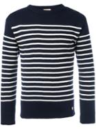 Armor Lux 'heritage' Jumper, Men's, Size: Medium, Blue, Virgin Wool
