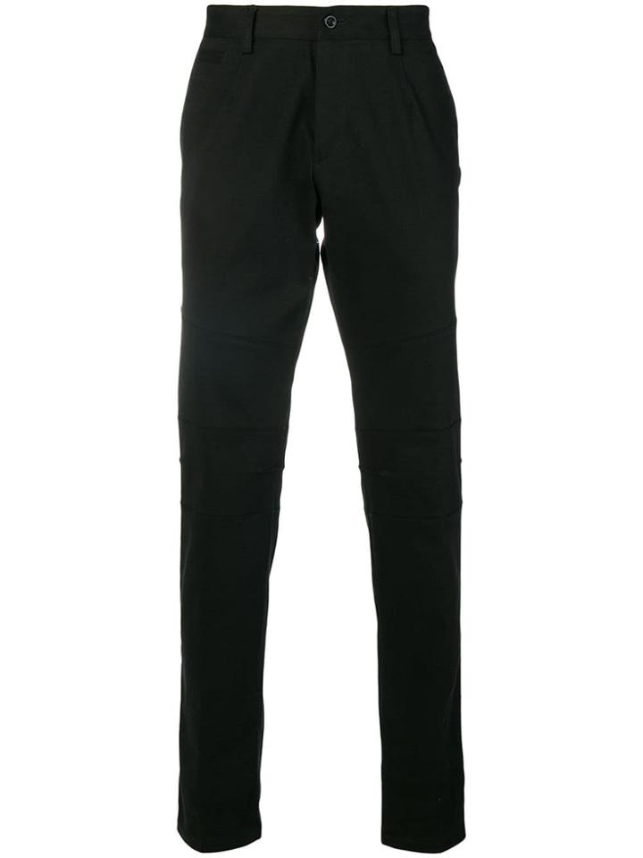 Philipp Plein Tailored Fitted Trousers - Black