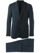 Z Zegna Notched Lapel Suit, Men's, Size: 50, Blue, Wool/cupro