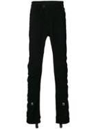 11 By Boris Bidjan Saberi Off-centre Button Trousers - Black