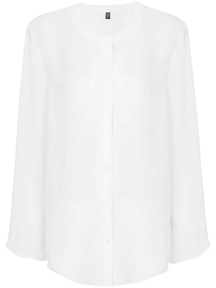 Eleventy Front Button Shirt - Neutrals