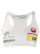 Off-white Logo Print Bralette Top