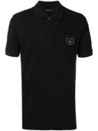 Frankie Morello Short Sleeved Polo Shirt - Black