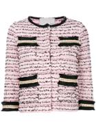 20:52 Fitted Tweed Jacket - Pink & Purple