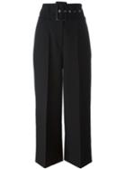 Givenchy Cropped Tailored Trousers, Women's, Size: 34, Black, Viscose/wool