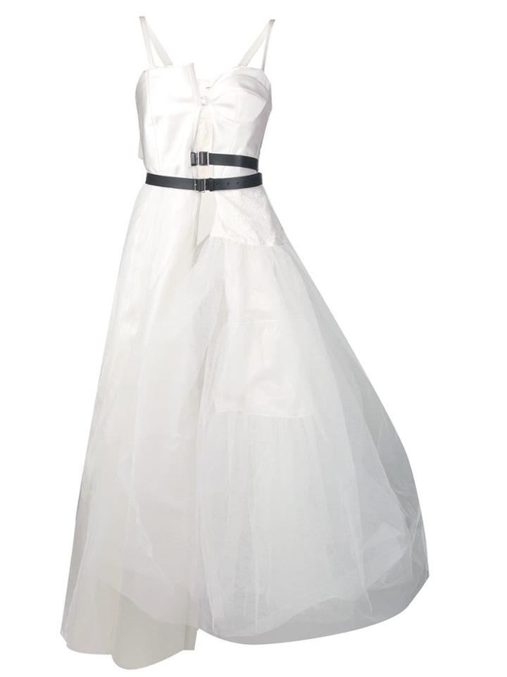 Junya Watanabe Layered Tulle Dress - White
