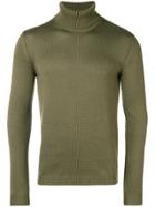 Roberto Collina Turtleneck Fitted Sweater - Green