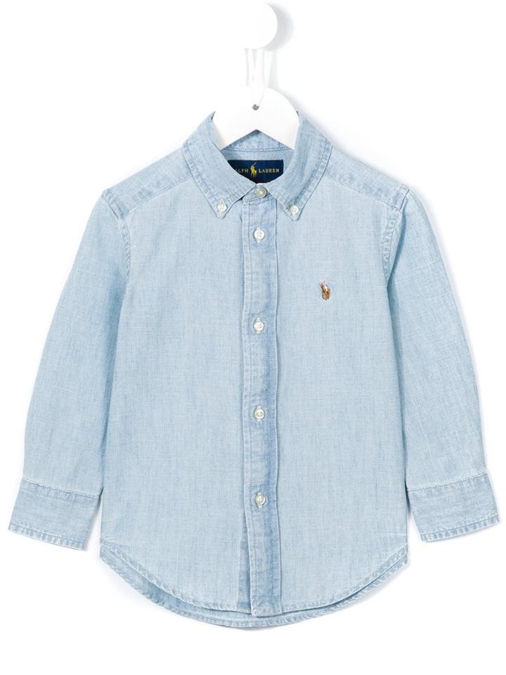 Ralph Lauren Kids Logo Denim Shirt
