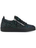 Giuseppe Zanotti Design Gail Glitter Low-top Sneakers - Metallic