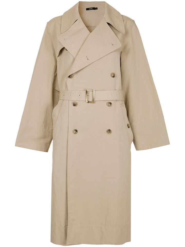Bassike Classic Trench Coat - Brown
