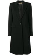 Givenchy Long Single-breasted Coat - Black