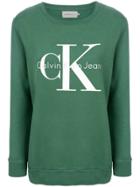 Calvin Klein Jeans Logo Sweatshirt - Green