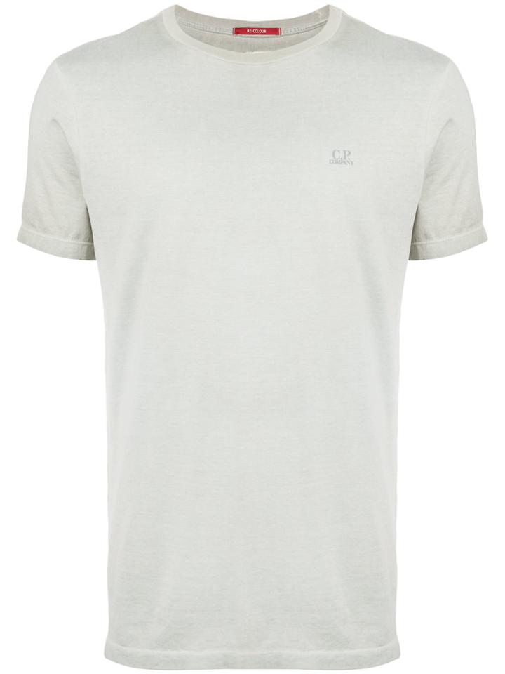Cp Company Basic Logo T-shirt - Grey