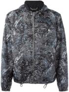 Versace 'star Map' Blouson Jacket, Men's, Size: 48, Black, Polyester/cotton