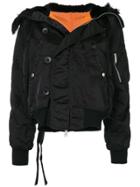 Unravel Project Hooded Jacket - Black