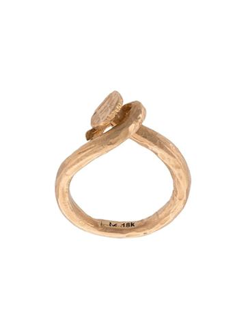 M. Cohen Hand-forged 18k Twisted Nail Ring - Gold